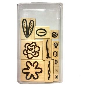 Stampin’ Up! 2002 “Definitely Decorative Springtime Fun” Rubber Stamps